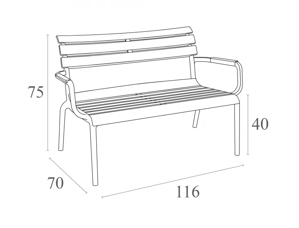 Стильные пластиковые скамейки складываются в стопку Турция Стильные пластиковые скамейки складываются в стопку Турция