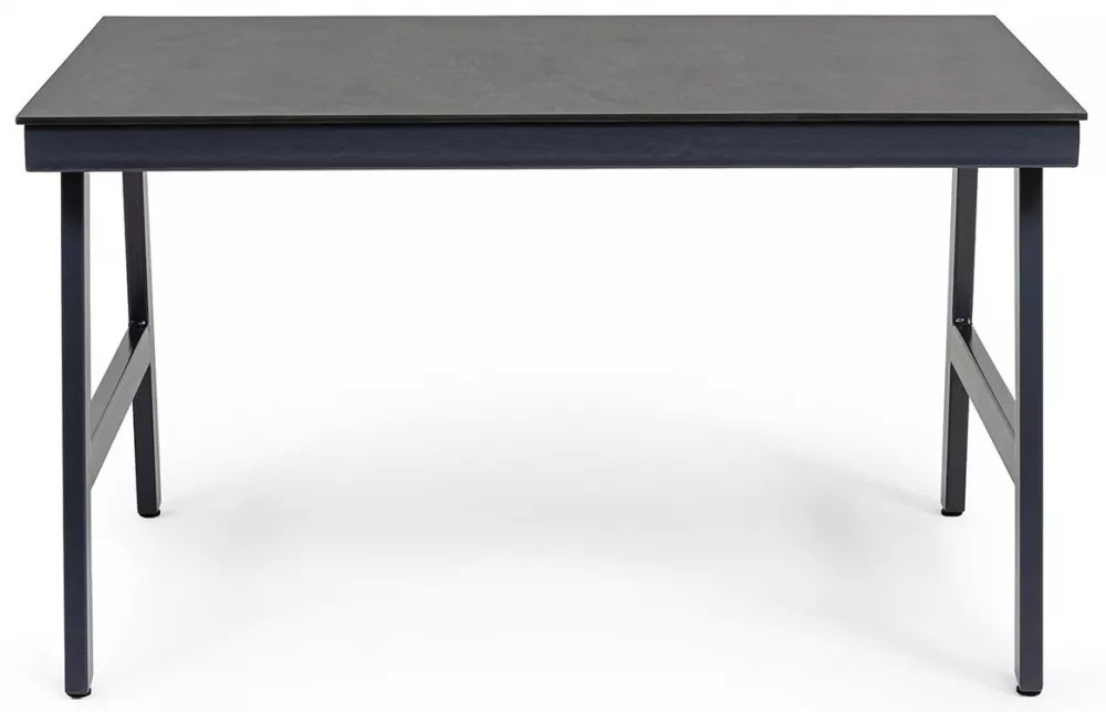 Прямоугольный стол из HPL 130х90см, столешница Прямоугольный стол из HPL 130х90см, столешница серый гранит