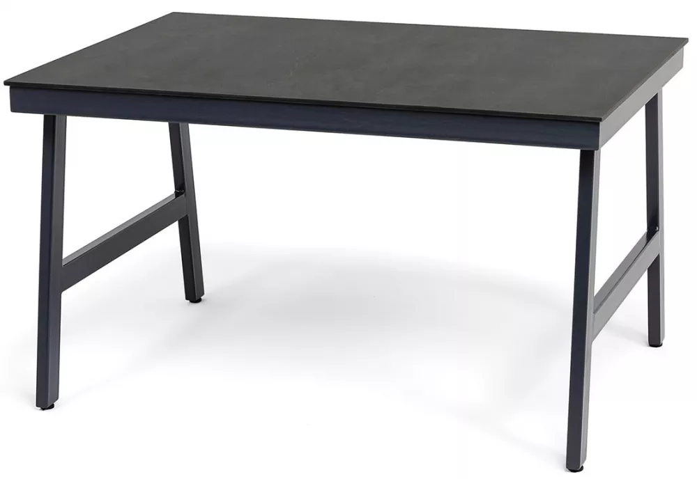 Прямоугольный стол из HPL 130х90см, столешница Прямоугольный стол из HPL 130х90см, столешница серый гранит