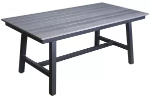 Большой уличный стол на алюминиевом подстолье всепогодный