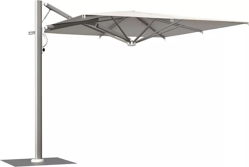 Итальянский профессиональный зонт на боковой опоре 3х4м