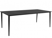 Обеденный прямоугольный стол Nimes черный 200х98 см