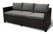 Диван из искусственного ротанга 3 местный купить недорого