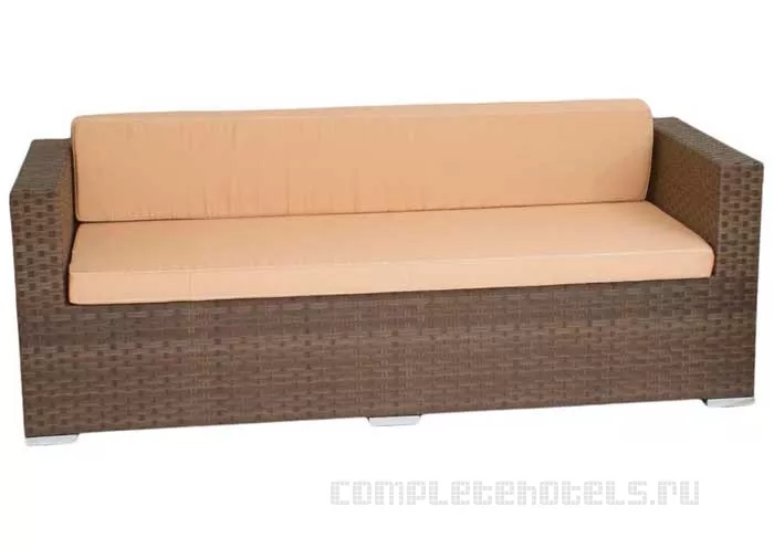 3-х местный диван из искусственного ротанга