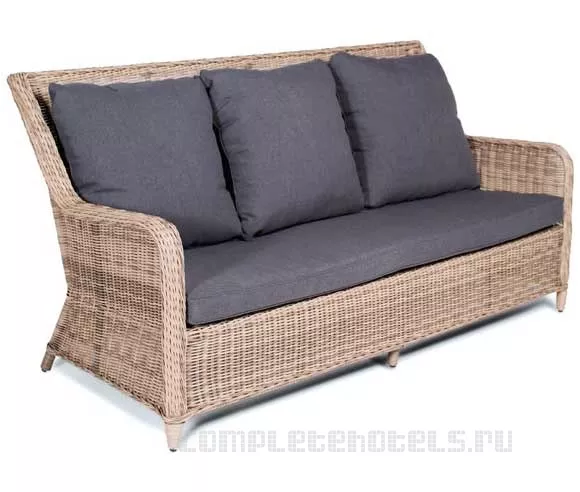 Диван из искусственного ротанга GLYASSE