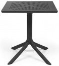 Clip table 70x70 anthracite