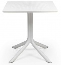 Clip table 70x70 white