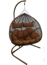 Садовое подвесное кресло из искусственного ротанга