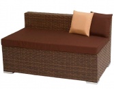 Угловой модуль из искусственного ротанга