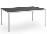 Обеденный стол из алюминия Renoso 160, белый