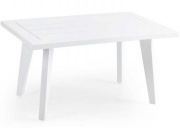 Журнальный алюминиевый стол Villac 75, белый