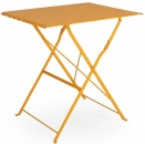 Складной стол из стали Bradano, желтый