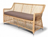 Диван плетеный Latte, графит